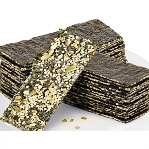 Rong Biển Mix Hạt Dinh Dưỡng - Rong Biển Kẹp Hạt Healthy - Snack Thanh Rong Biển - Hộp 40G - 15 Thanh - Foody.Taiwan