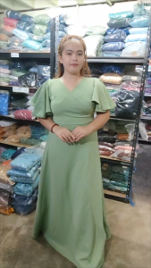 Stacey Dress Bridesmaid Dress Floorlength Neoprene Dress Fabric Freesize Wedding Dress Taytay Supplier