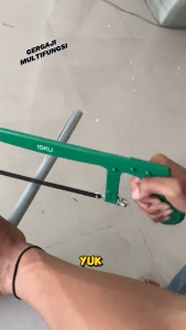 ISKU Gergaji Besi Multifungsi Adjustable Ukuran Saws 300mm Panjang/Gergaji Pohon/Gergaji Kayu