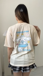 Carotyles Baju Atasan Kaos Couple Keluarga Family Wanita Anak Perempuan Laki Laki Pasangan Oversize Jumbo Lengan Pendek Panjang Korean Style Terbaru Cinna Smile