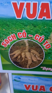 Thuốc Trừ Cỏ Sắn Dạng Cốm Dễ Tan VUA CỎ SẮN 40g Trừ Cỏ Lá Rộng Lá Hẹp Cho Sắn Khoai Mì Mía