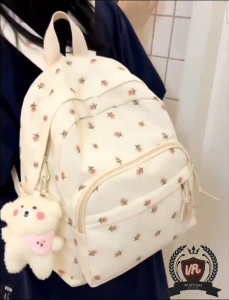 Tas Ransel Sekolah Anak Wanita Ransel Kasual Tas Baru Tahan Air Wanita Ransel Buku Siswa - (COD)