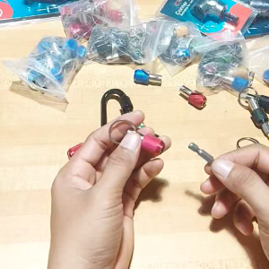 Móc khóa treo mũi vít mũi khoan chuôi lục giác chuẩn vít