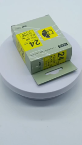 Ok Maxwork เทปพิมพ์อักษร สำหรับเครื่องพิมพ์สติกเกอร์ Epson ขนาด 24 มิล ยาว 8 เมตร ออกใบกำกับภาษีได้