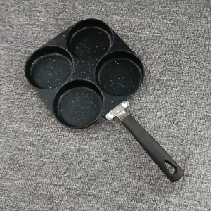 ZX HOME กระทะทอดไข่ดาว กระทะไข่ดาว กระทะทอดไข่ 3/4 หลุม กระทะ 3/4 หลุม กระทะ Non-Stick ลายหินอ่อน