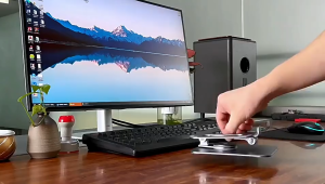 【🔥SG SELLER🔥】RICHMENTGADGET  Aluminum alloy Adjustable Tablet Stand Holder with 360 Rotating Base for Tablet 7inch up to 13inch