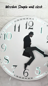 Wooden Simple Silent Wall Clock: A Stylish Addition to Your Home