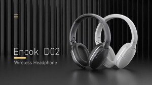 Baseus D02 Pro Encok Wireless Bluetooth  5.3  Headphone Denoise Subwoofer Adjustable Game / Music Mode Headsets 6D Music Sound Games Headsets