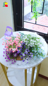 BUNGA PLASTIK BABYBREATH KACANG B8210 HIAS DEKORASI RUMAH WEDDING ARTIFICIAL