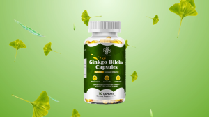 IMATCHME Ginkgo Biloba Capsules menyokong tekanan darah rendah dan kolesterol menyokong kapsul Vegetarian otak dan memori