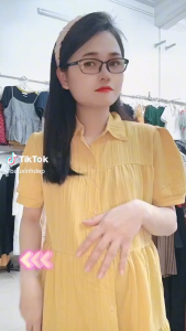 Đầm Bầu Váy Bầu Công Sở Lịch Sự Mùa Hè Đi Làm Đi Chơi Cổ Bèo Hoa Nhí V66