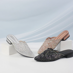 Shaveera Mid Heels Yeoni Brukat 3cm