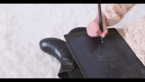 8.5/12/16 inch Colorful Word Smart LCD Writing Tablet Magic Drawing Board Kids Art Electronic Painting Tool Boys Girls Children Educational Toys Electronics Drawing Tablet Erasable Drawing Board Digital Drawing Tablet Handwriting Pad pop