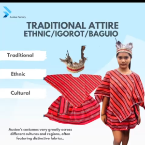 Checked Austee Ethnic Costume Igorot Set Traditional Attire in Baguio for Kids