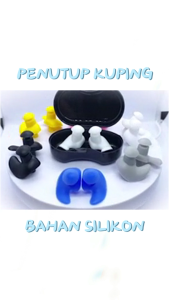 Ear Plug Ear Clip Penutup Hidung Anti Air Renang Diving Penutup Telinga