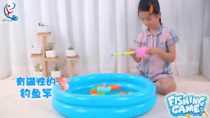 Children Magnetic Fishing Toys Funny Fishing Game Early Educational Beach Pool Play Parent-Child Interactive