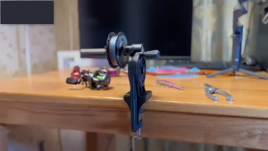 SKYGITZ MALAYSIA Recycler Single Shalfts Line Winder Portable Table Clamp Adjustable Fishing Reel Spooler Machine