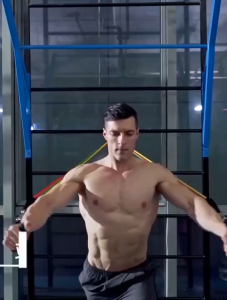 Tali Stretching Resistance Band Premium 11 in 1 Set | Pilates Yoga Fitness | Tali Pembantu | COD