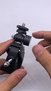 Holder Sepeda Bisa Diputar 360° Untuk Camera Action Gopro Insta360 Ponsel Bracket Dudukan Kamera Stang Sepeda Clip Clamp Bike Mount Tripod Sekrup 1/4 Aksessories Kamera Aksi Cam Stand Hp