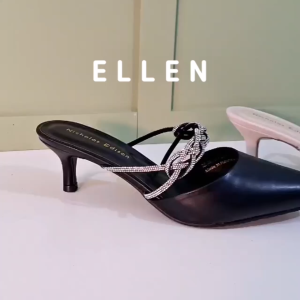 Nicholas Edison Sandal Heel Ellen Sandal Pumps Slip on Mewah Terbaru