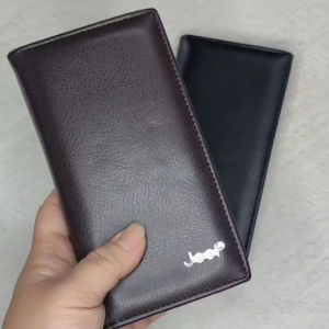 Men Long Wallet Bifold PU Leather Slim Wallet Card Holder Clutch Bag Dompet Lelaki Panjang PU BEG DUIT LELAKI TRENDY NEW FESYEN MENS LONG WALLET