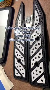 Cặp thảm lót chân kiểu indo màu cao su xe Airblade AB 2023 2024 2025 dòng 125i 150i 160i