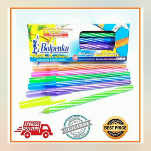 Pulpen Bollpenku Spiral ( 12 Pcs )