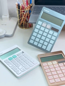Canon Scientific Calculator HS-1200TC ( Free Gift ) w/ Solar and battery 100% Original 12-Digit