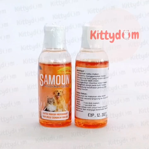 KITTYDOM Vitamin Fish oil Ikan Samoun 60 ml Salmon Fish Oil Vitamin Bulu Anti Rontok Jaga Imun Cat Dog Care Kucing Anjing Kitten