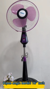 STAND FAN / KIPAS ANGIN BERDIRI YASAKA 16 INCH MURAH FLOOR LANTAI ANGIN KENCANG TURBO LOW WATT PE 2