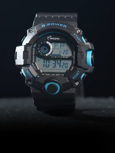Multi Functional Sports Watch Mens Electronic Watch Student Luminous Waterproof Alarm Clock Watch