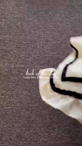 Blouse Nonny List Ruffle Crinkel Airflow Kemeja kekinian Korean Style