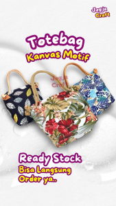 Tunas Store - Totebag tali sumbu totebag wanita totebag kain kanvas murah