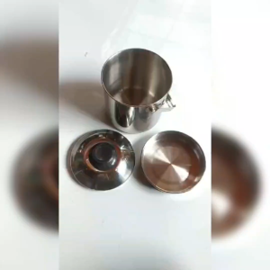 RANTANG STAINLESS T16CM X D 16CM TEMPAT MAKANAN SS STEEL FOOD GRADE MASPION TUNGGAL maxim maxiim