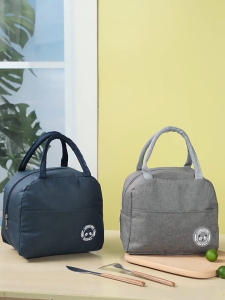 B23 Lunch box bag thickened aluminum foil insulation bag Primary Secondary school student Portable lunch bag Lunch box