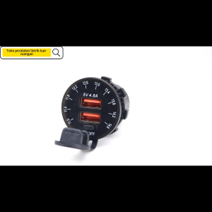 Quik Car Charger Fast Charging 2 Port 4.8a Usb Qualcomm 3.0-batok Saver Cas Hp Mobil&motor Fast