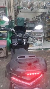 Bracket Box GIVI SRX POLYTRON FOX R FOX S STOPLIGHT LED breket polytron