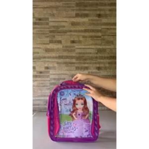 Boardwalk Variel School Girls Backpack With Princess Design