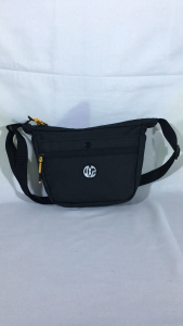 QXZ94 Slingbag Waterproof Anti Air Tas Selempang Wanita Pria Original Bimo Hitam Qsb-bimo-01