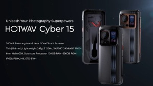 HOTWAV Cyber ​​15 สมาร์ทโฟนที่ทนทานโทรศัพท์ Android 6.6 นิ้ว 120Hz 24GB 256GB Ultra-thin โทรศัพท์มือถือ 200MP 6280mAh โทรศัพท์มือถือ NFC