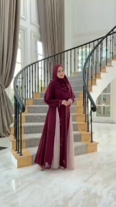 ALESHA DRESS MATT CERUTY BABYDOLL FULL FURING PREMIUM / BUSUI!!! / GAMIS REMAJA POLOS / GAMIS SYARI / BAJU GAMIS ELEGAN MEWAH / GAMIS KONDANGAN DIHIASI MUTIARA PAYET / OOTD DRESS REMAJA VINTAGE AESTHETIC / BISA ( COD ) BY KEYCLO