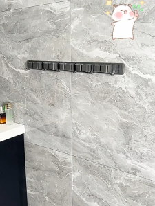 MEIDOO ติดผนัง ที่หนีบไม้ถูพื้น ที่หนีบไม้กวาด ไม่ต้องเจาะ แข็งแรงทนทาน ที่หนีบอเนกประสงค์