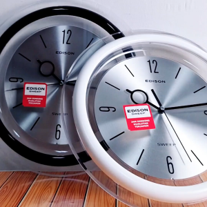 Jam Dinding Edison Sweep ES 18 AL B2 Diameter 310mm 31cm