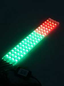 4 PCS 48 LED Car Interior Ambient Foot Light with USB Wireless Remote Music App Control Auto RGB Atmosphere Decorative Lamps