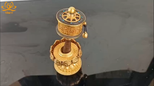 Đế Cắm Kinh Luân Hình Đóa Sen 1 Tầng Thiết Kế Bắt Mắt Vừa Nhiều Loại Kinh Luân Nhiều Màu Sắc