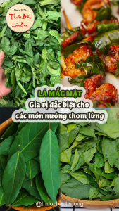 Lá mắc mật khô (móc mật gia vị tẩm ướp thịt nướng)