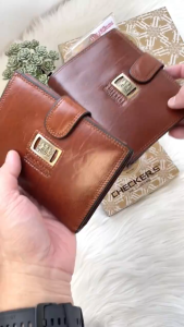 WANG101 - Dompet Kulit CHECKERS 06AN - Import Premium Kulit ITALY tebal kuat dan tahan lama. Banyak model pilihan untuk pria wanita. Jaminan atau uang kembali