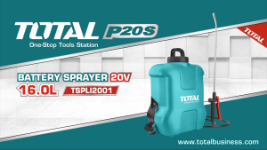 TOTAL TSPLI2001 Cordless Battery Knapsack Sprayer 16L 20V Solo / TSPLI2001 Knapsack Sprayer without Battery & Charger