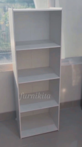 LEMARI RAK BUKU SERBAGUNA SUSUN 4 RSS FILLING CABINET [PARCIL]