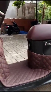 Karpet Motor Kulit Premium 3D Yamaha Fino 2014-2022